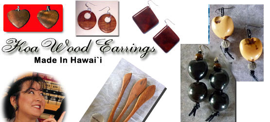 HAWAIIAN EARRINGS AND HAIR PICKS AND STICKS