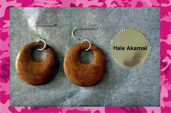 hawaiian donut earrings