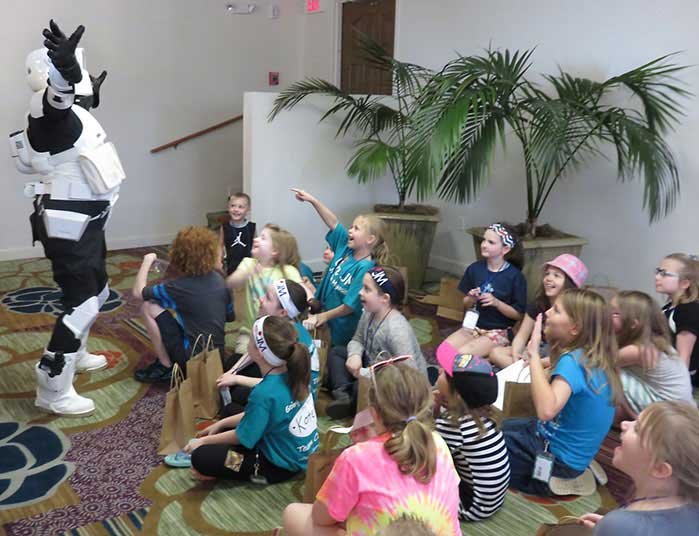 Kids' Camp with Storm Trooper