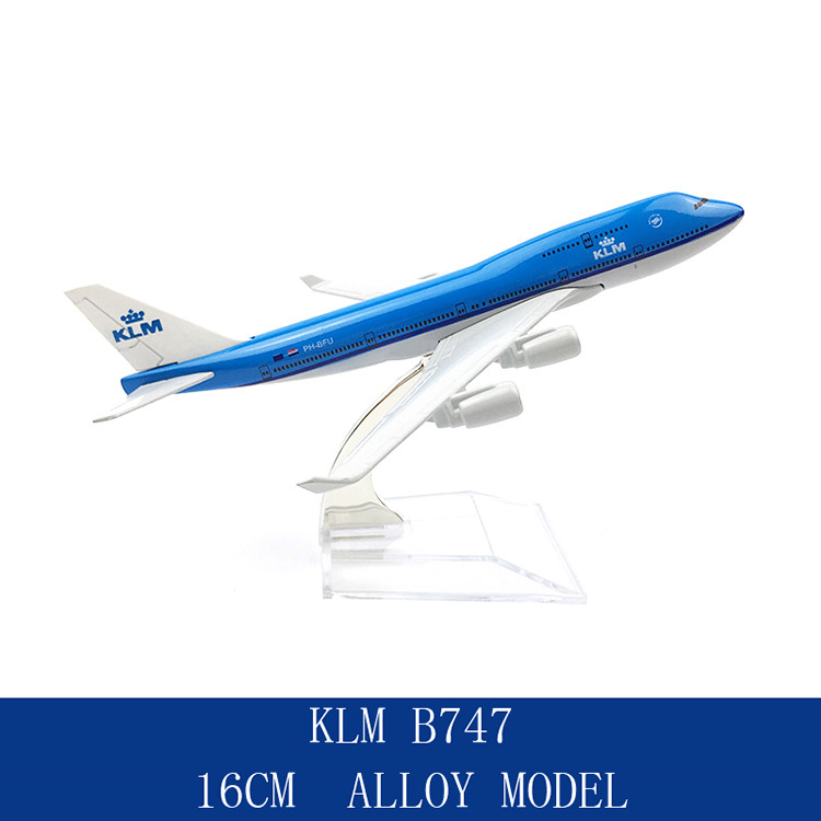 Airplane Model - 1/400 Scale KLM Boeing 747 (BBAP16KLB747