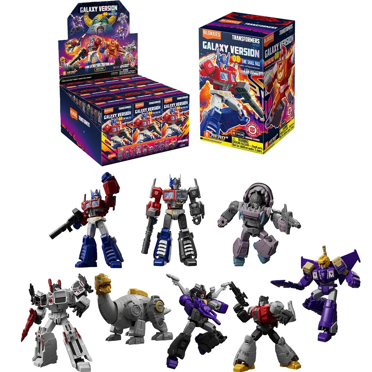 Blokees - Transformers Galaxy Version 08 One Shall Fall PDQ of 9