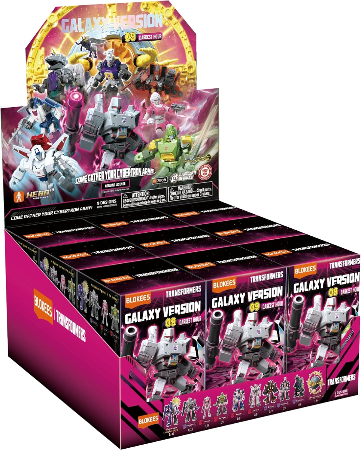 Blokees - Transformers Galaxy Version 09 Darkest Hour PDQ of 9