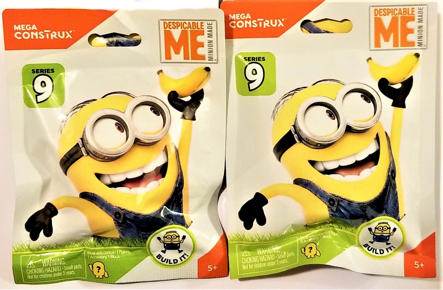 Mega Construx Despicable Me Minions Series 9 Blind Bag Lot of 4 NEW Free Shippin