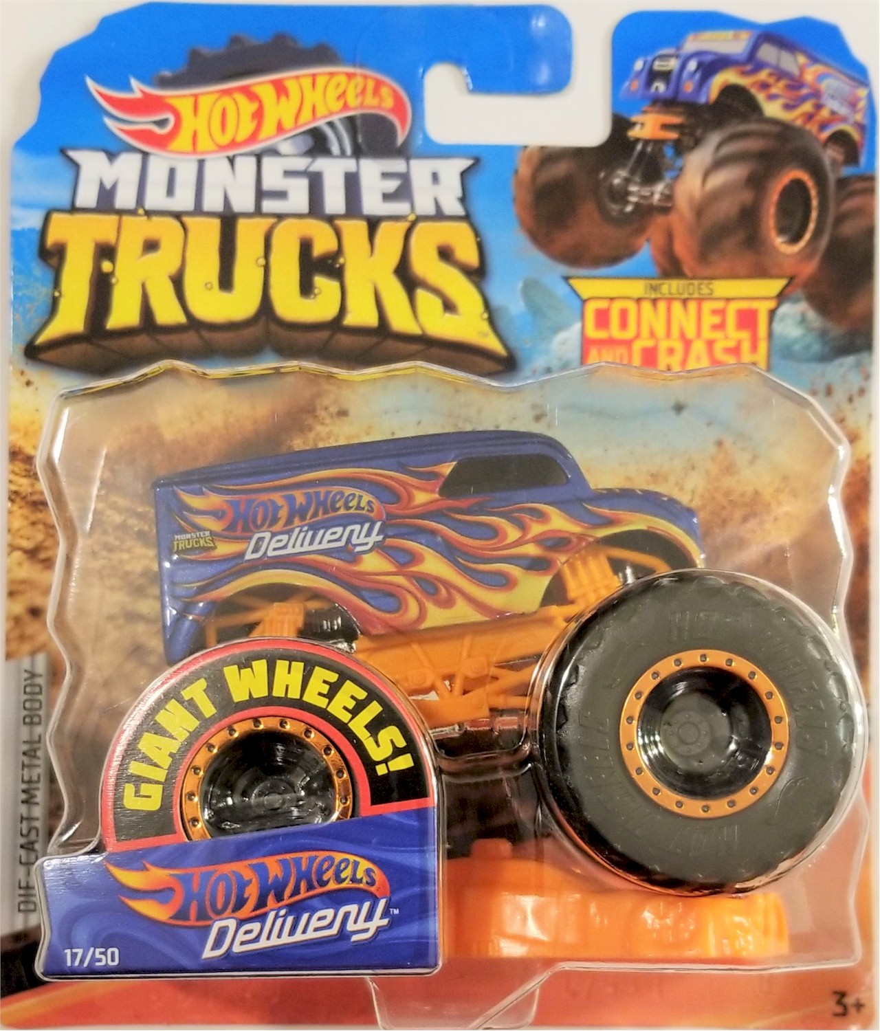 hot wheels delivery monster truck