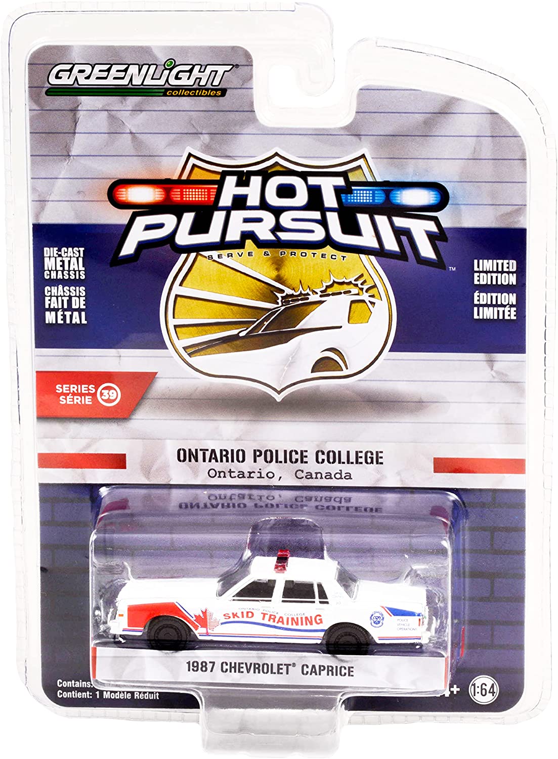 Greenlight - 1:64 Hot Pursuit Series 39 1987 Chevrolet Caprice