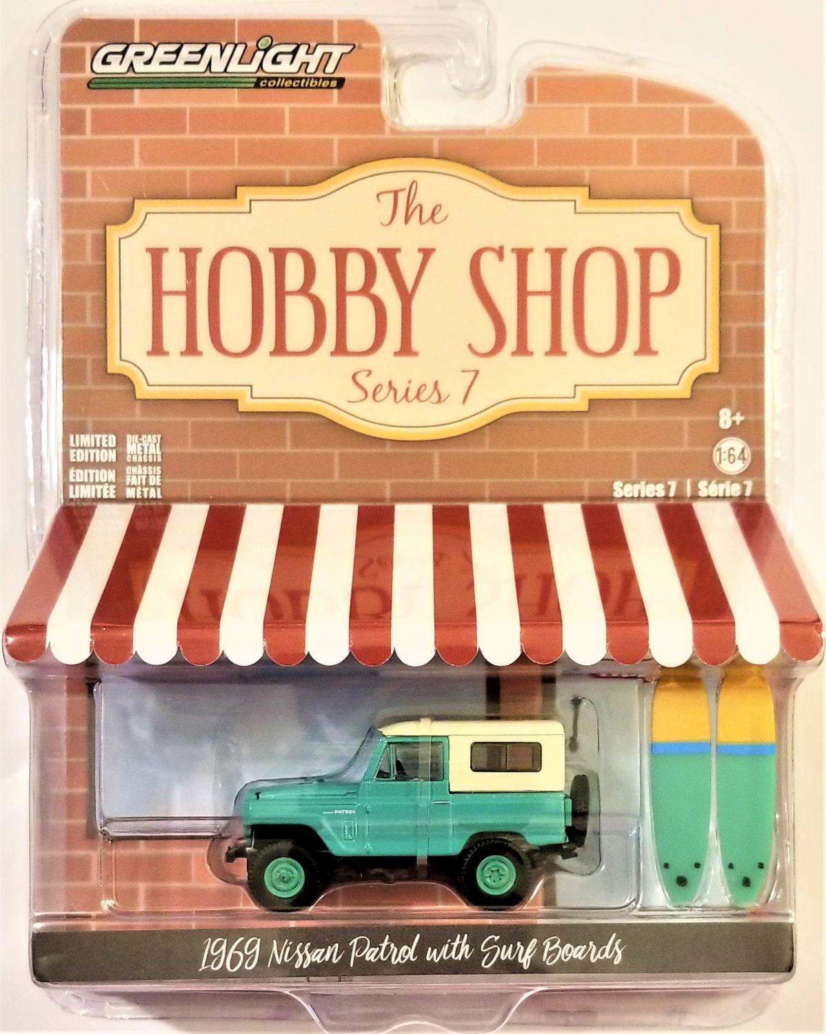 new nissan patrol on Greenlight 1 64 The Hobby Shop Series 7 1969 Nissan Patrol Bbgl97070c Ebay