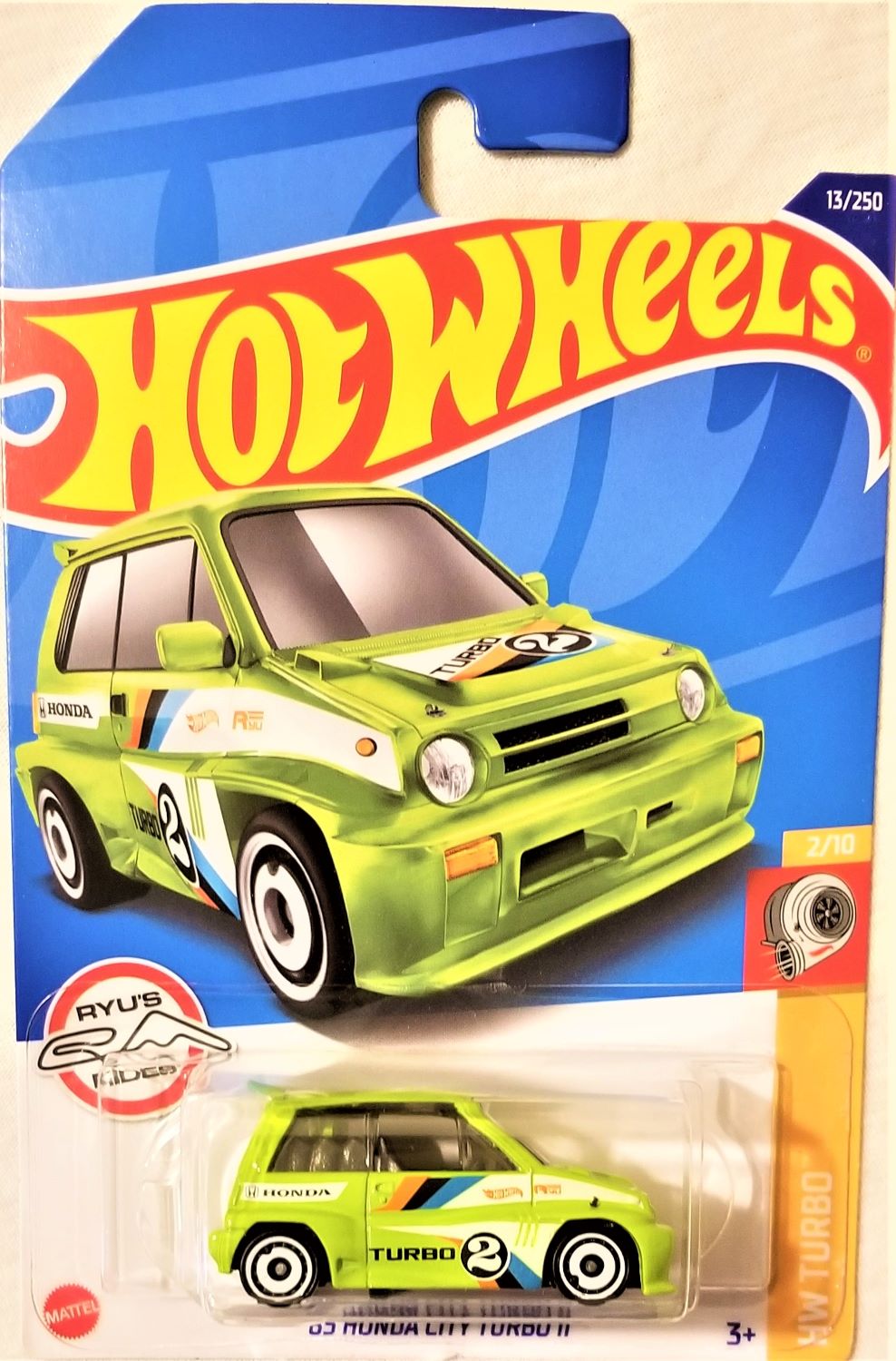 Hot Wheels - 2022 HW Turbo 2/10 '85 Honda City Turbo II 13/250