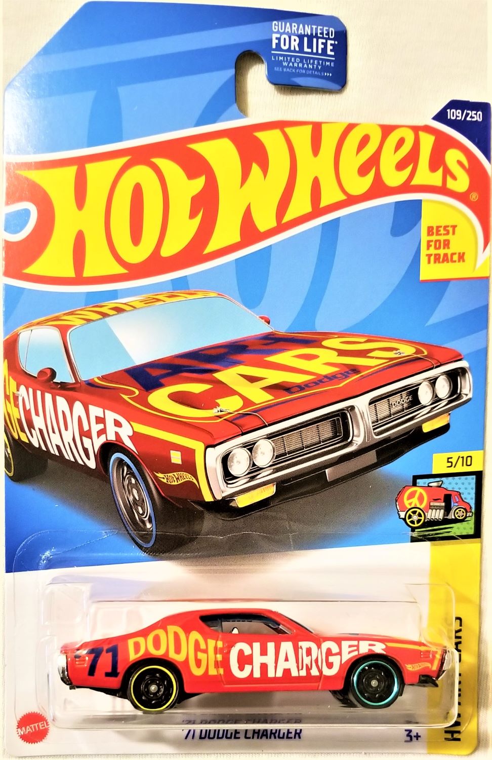 Hot Wheels - 2022 HW Art Cars 5/10 '71 Dodge Charger 109/250