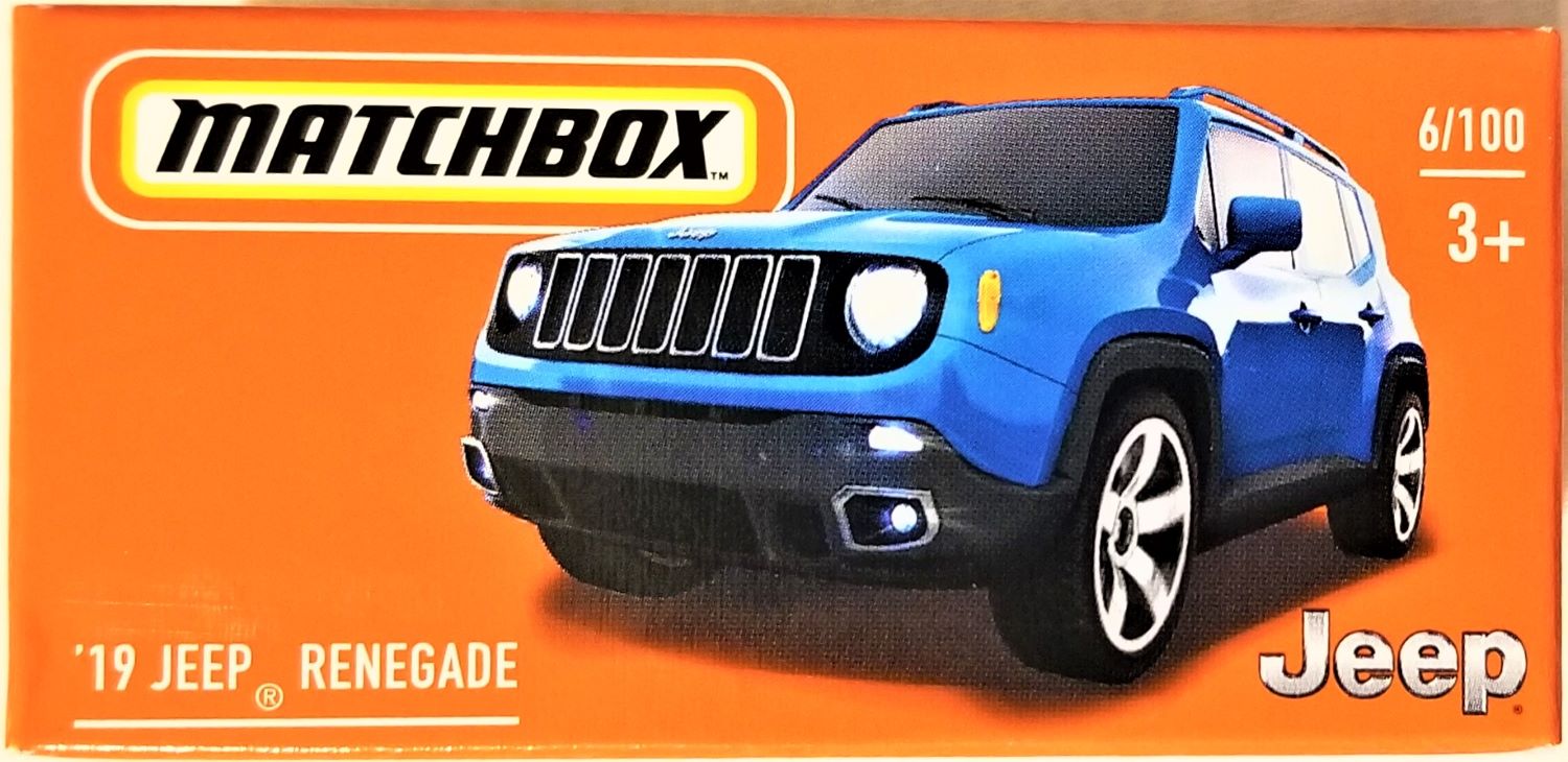 Matchbox 2022 Power Grabs '19 Jeep Renegade 6/100 (BBHFV27)