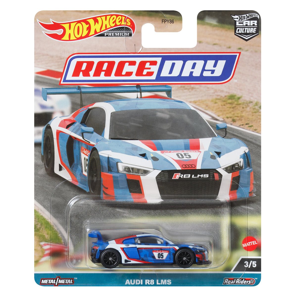 Hot Wheels Premium - 2023 Race Day 3/5 Audi R8 LMS (BBHKC61) | eBay