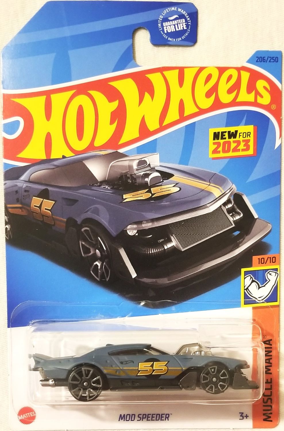 Hot Wheels - 2023 Muscle Mania 10/10 Mod Speeder 206/250 (BBHKG59