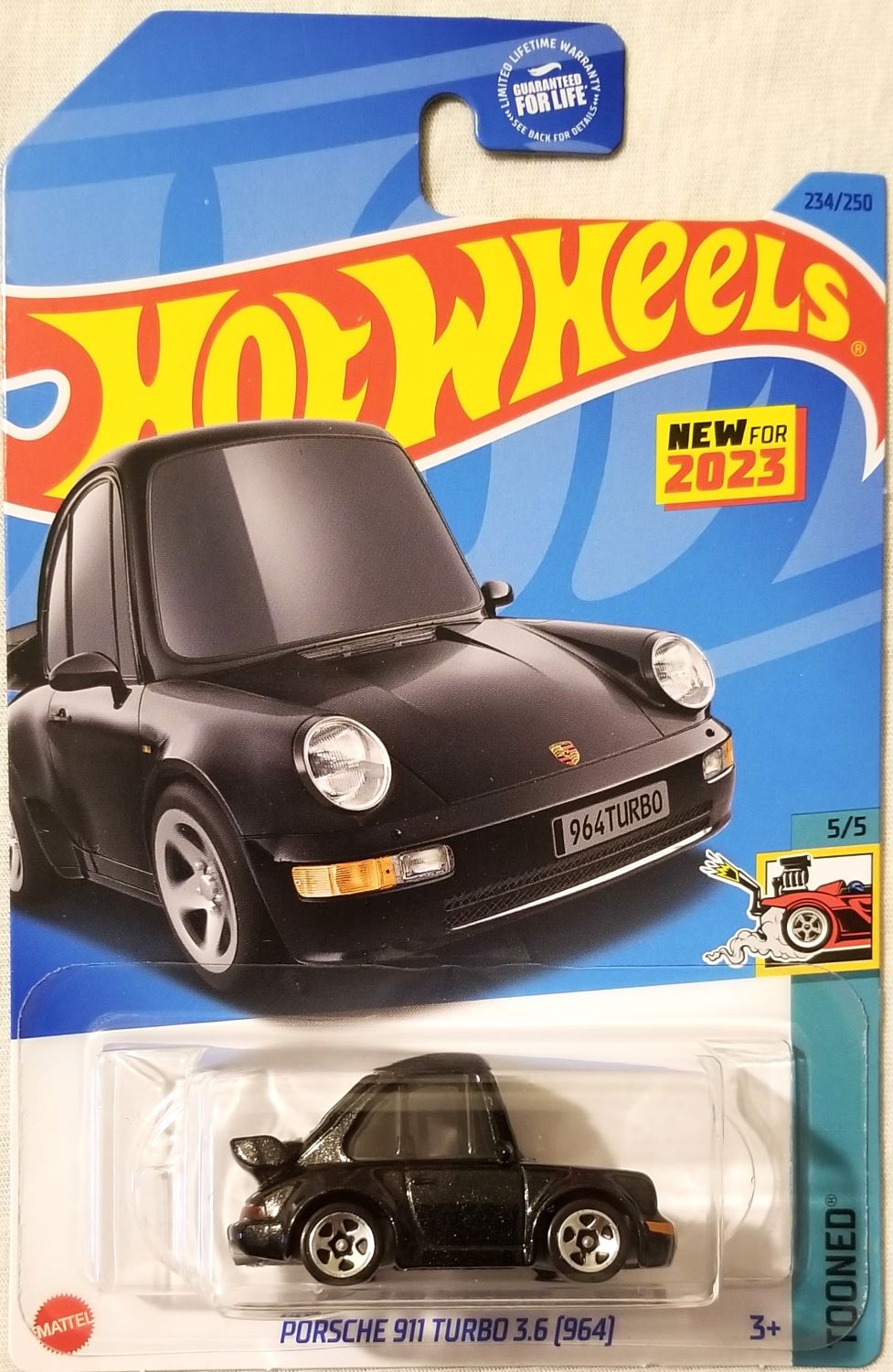 Hot Wheels - 2023 Tooned 5/5 Porsche 911 Turbo 3.6 [964] 234/250