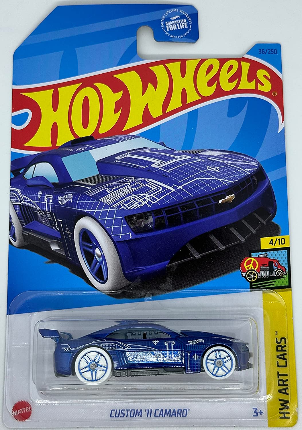 Hot Wheels - 2023 HW Art Cars 4/10 Custom '11 Camaro 36/250