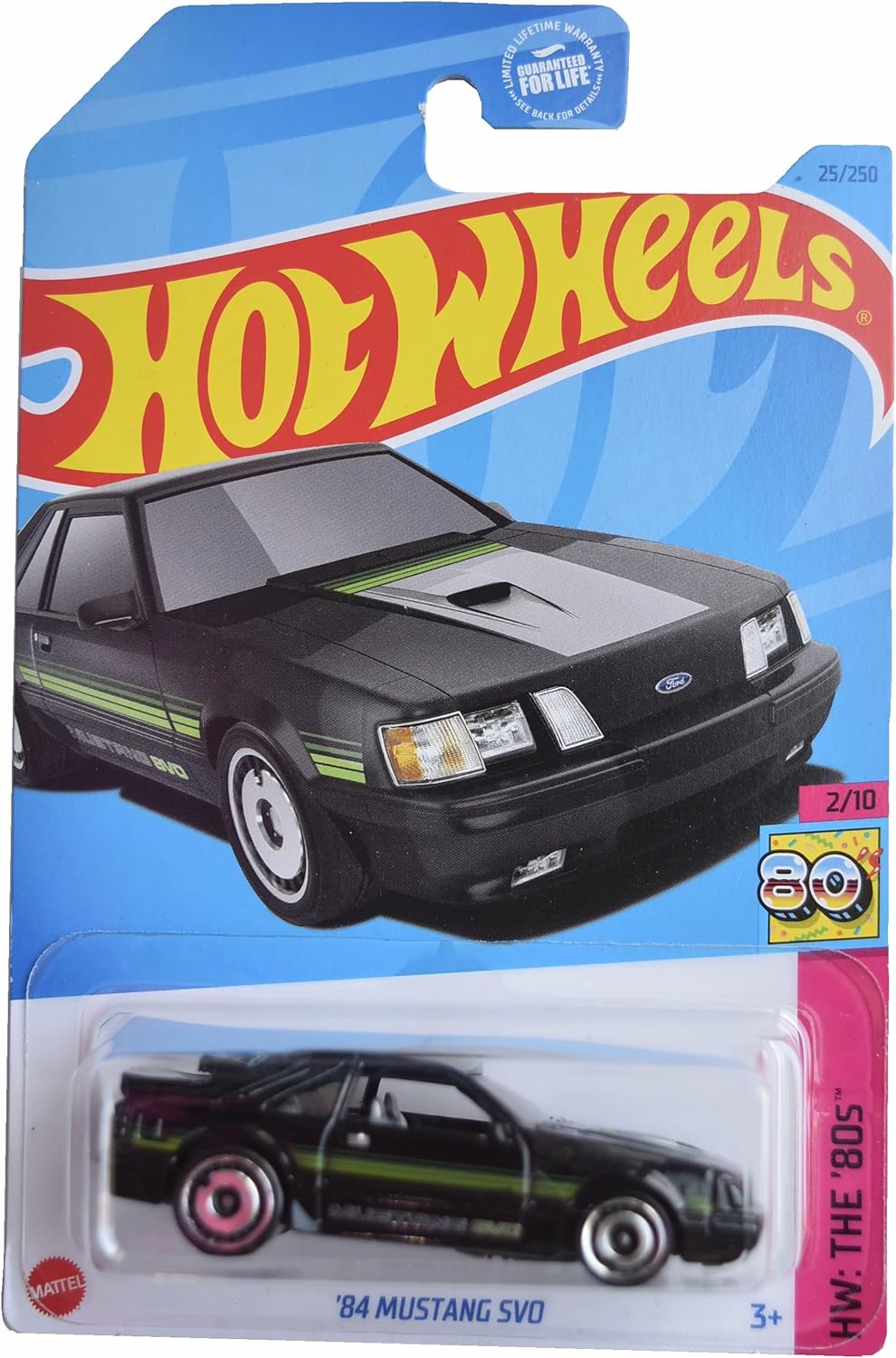 Hot Wheels - 2023 HW: The '80s 2/10 '84 Mustang SVO 25/250