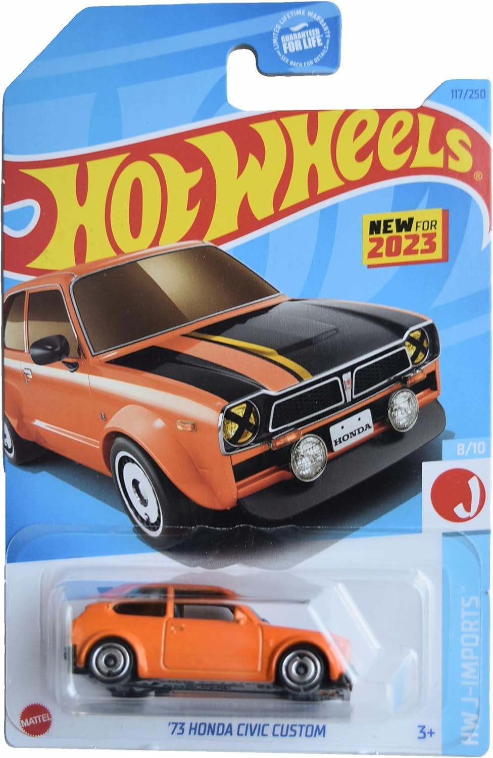 Hot Wheels - 2023 HW J-Imports 8/10 '73 Honda Civic Custom 117/250