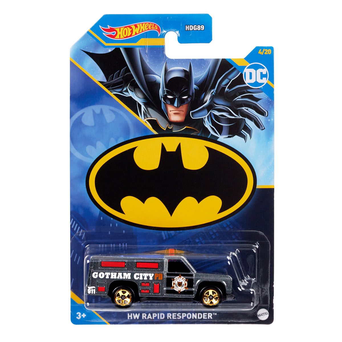 Hot Wheels - 2023 Batman Theme 4/20 HW Rapid Responder (BBHLK54
