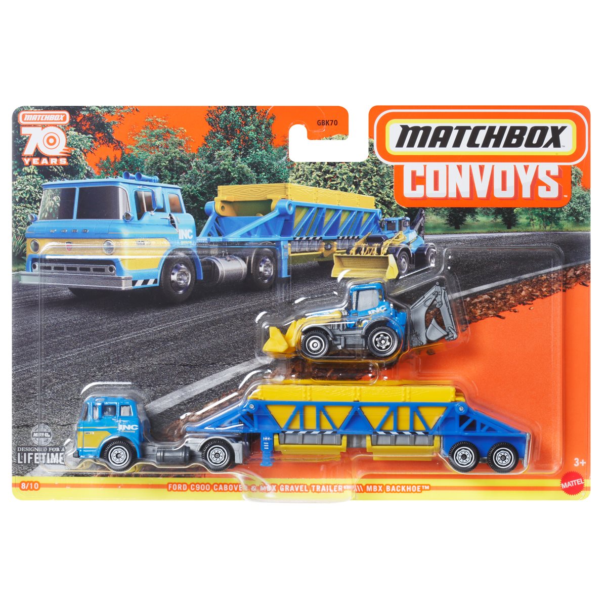 Matchbox - 2024 Convoys 8/10 Ford C900 Cabover & MBX Gravel