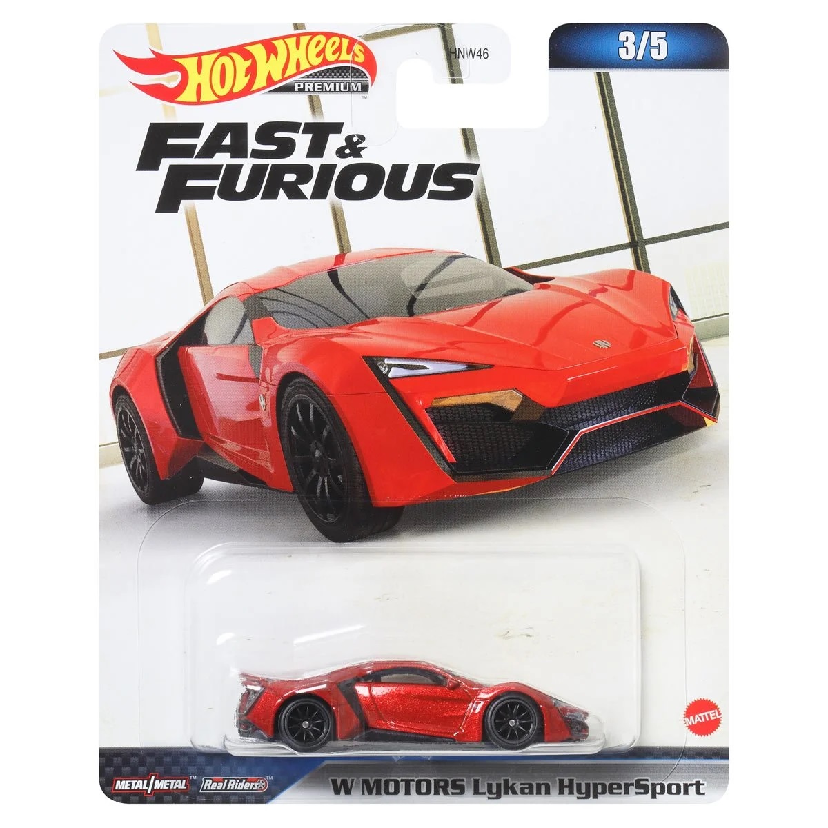 Hot Wheels Premium - 2023 Fast & Furious 3/5 W Motors Lykan
