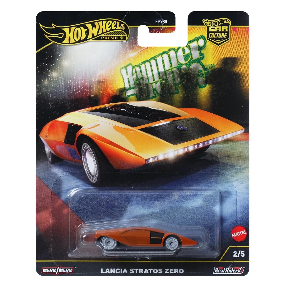 ミニカー hpi 1/43 Lancia Stratos HF Stradale Hot Wheels Premium - 2024 Hammer Drop 2/5 Lancia Stratos Zero