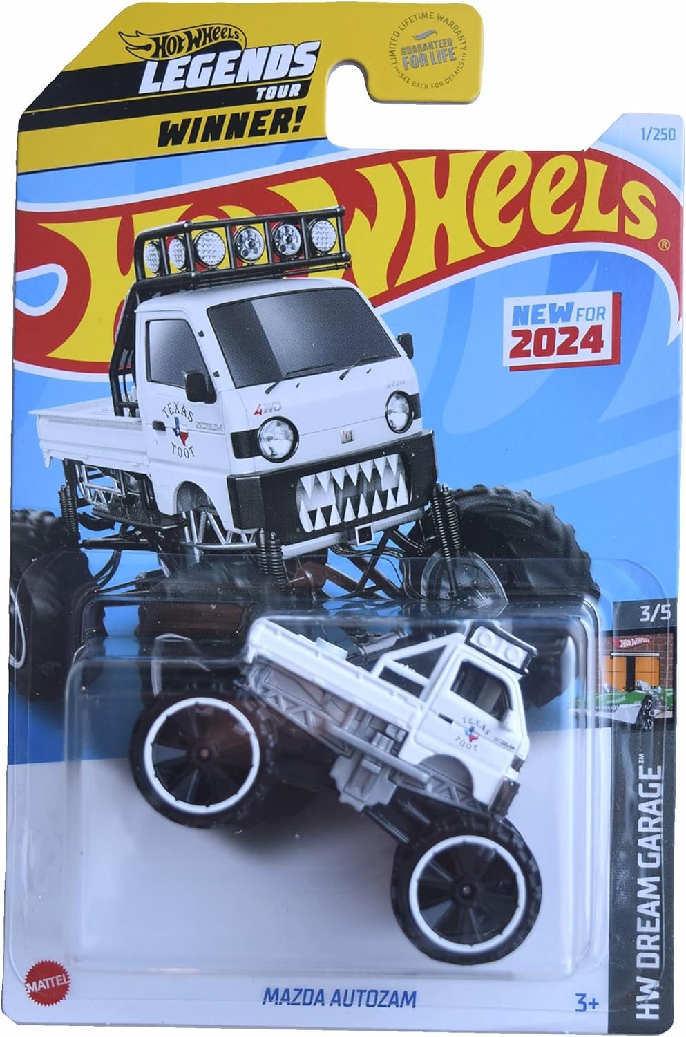 Hot Wheels - 2024 HW Dream Garage 3/5 Mazda Autozam 1/250 (BBHRY51