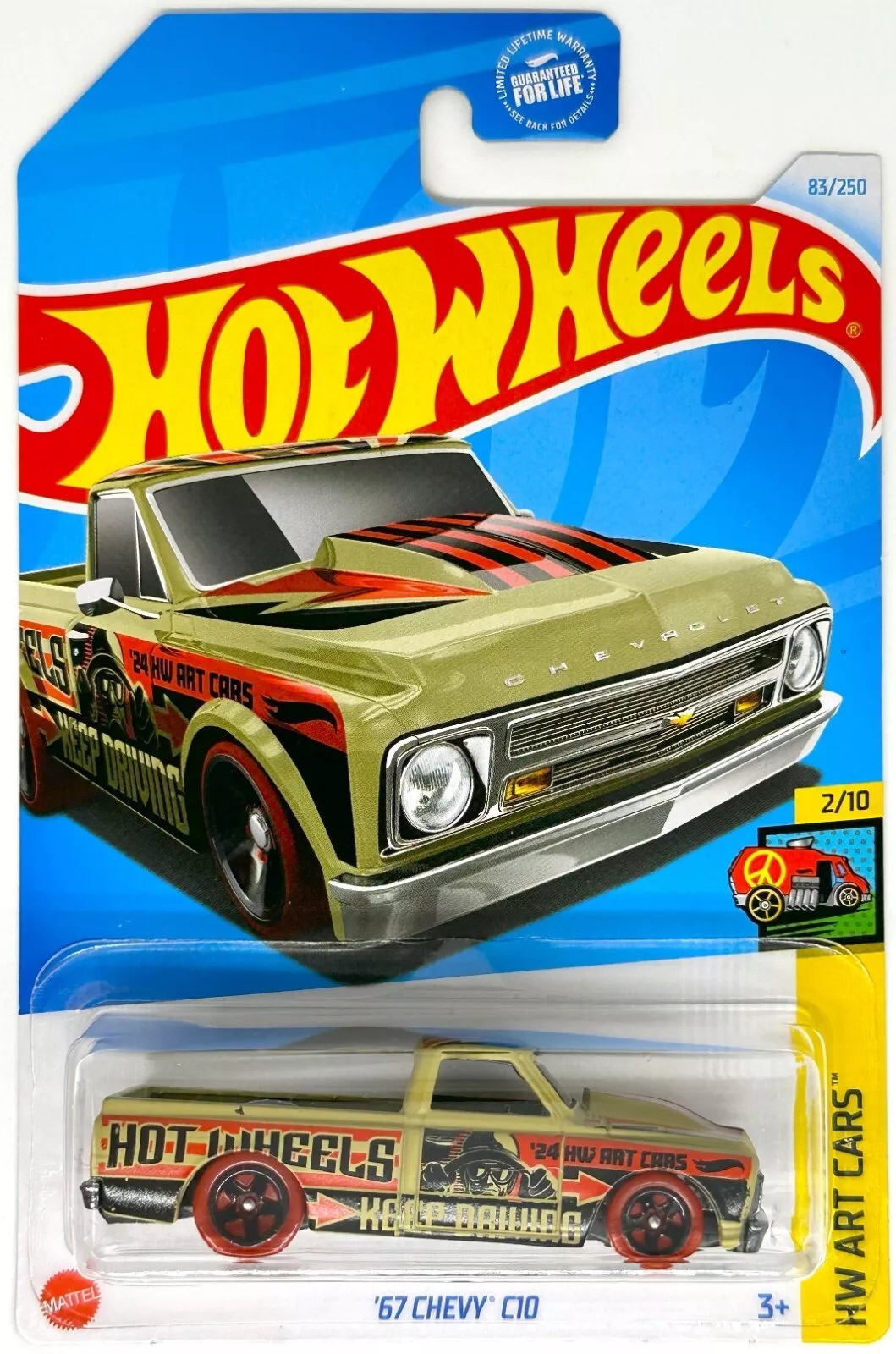 Hot Wheels - 2024 HW Art Cars 2/10 '67 Chevy C10 83/250 (BBHTB72