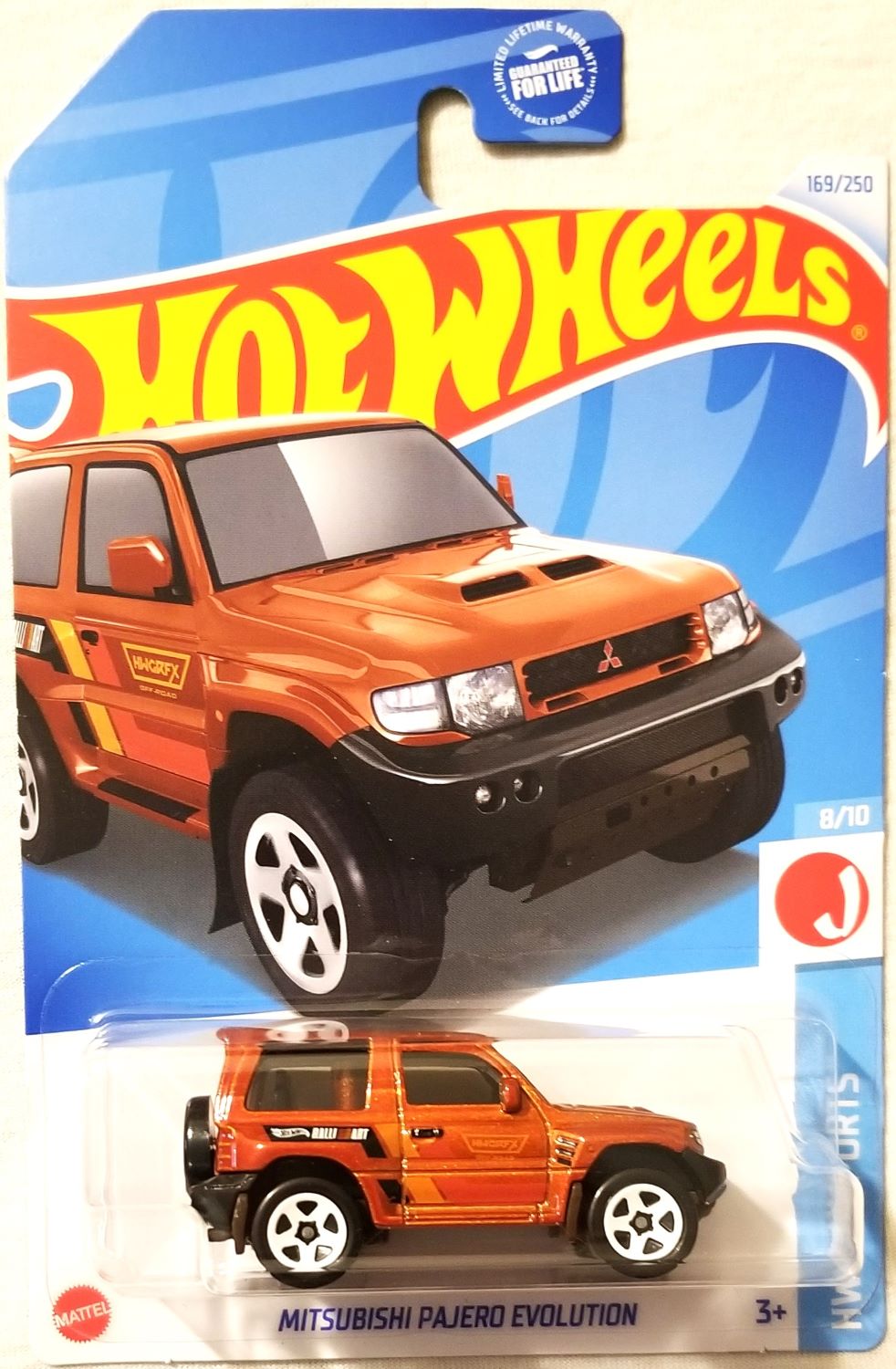 Hot Wheels - Hw J-Imports 8/10 Mitsubishi Pajero Evolution 169/250