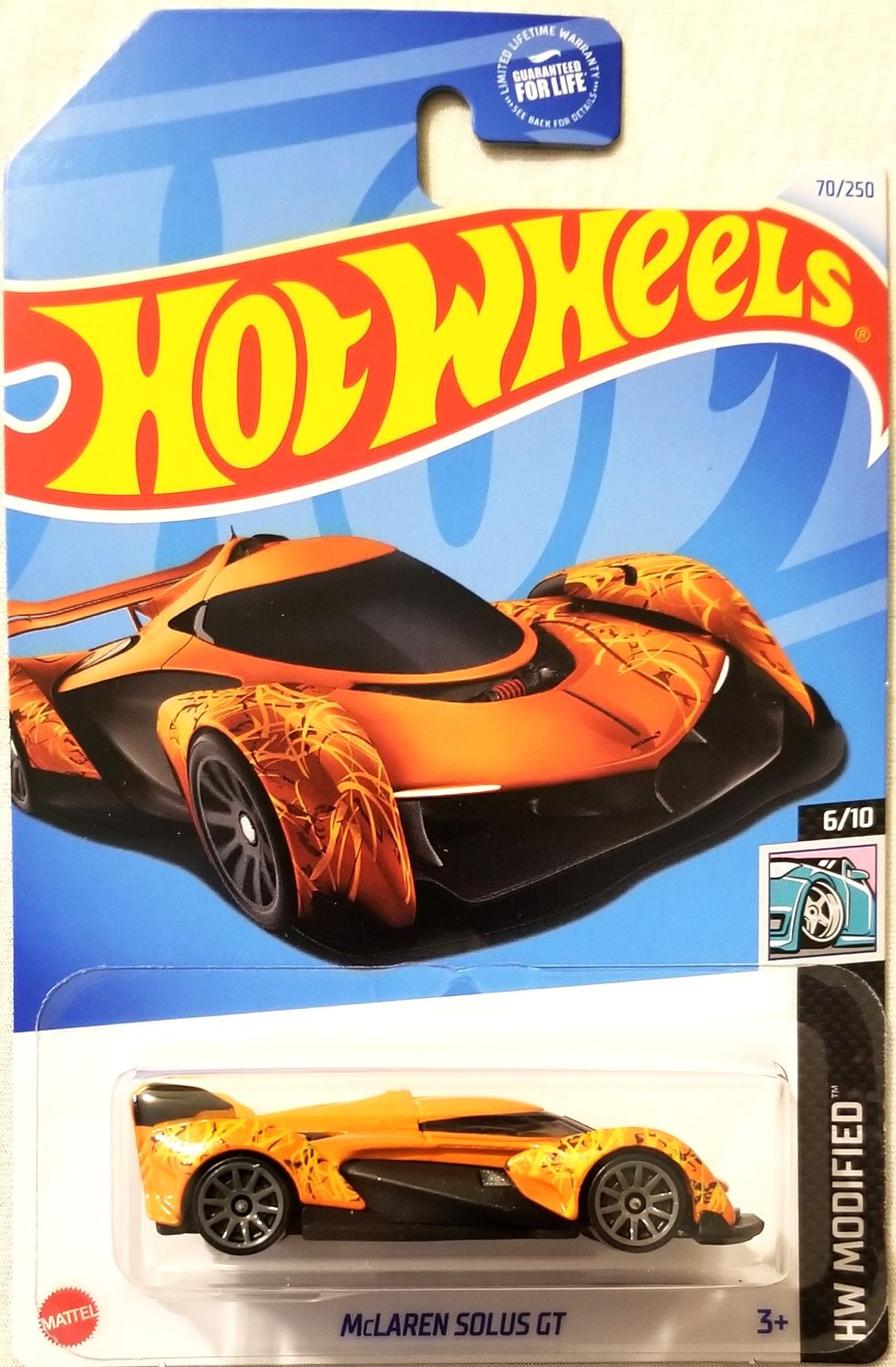 Hot Wheels - 2024 HW Modified 6/10 McLaren Solus GT 70/250