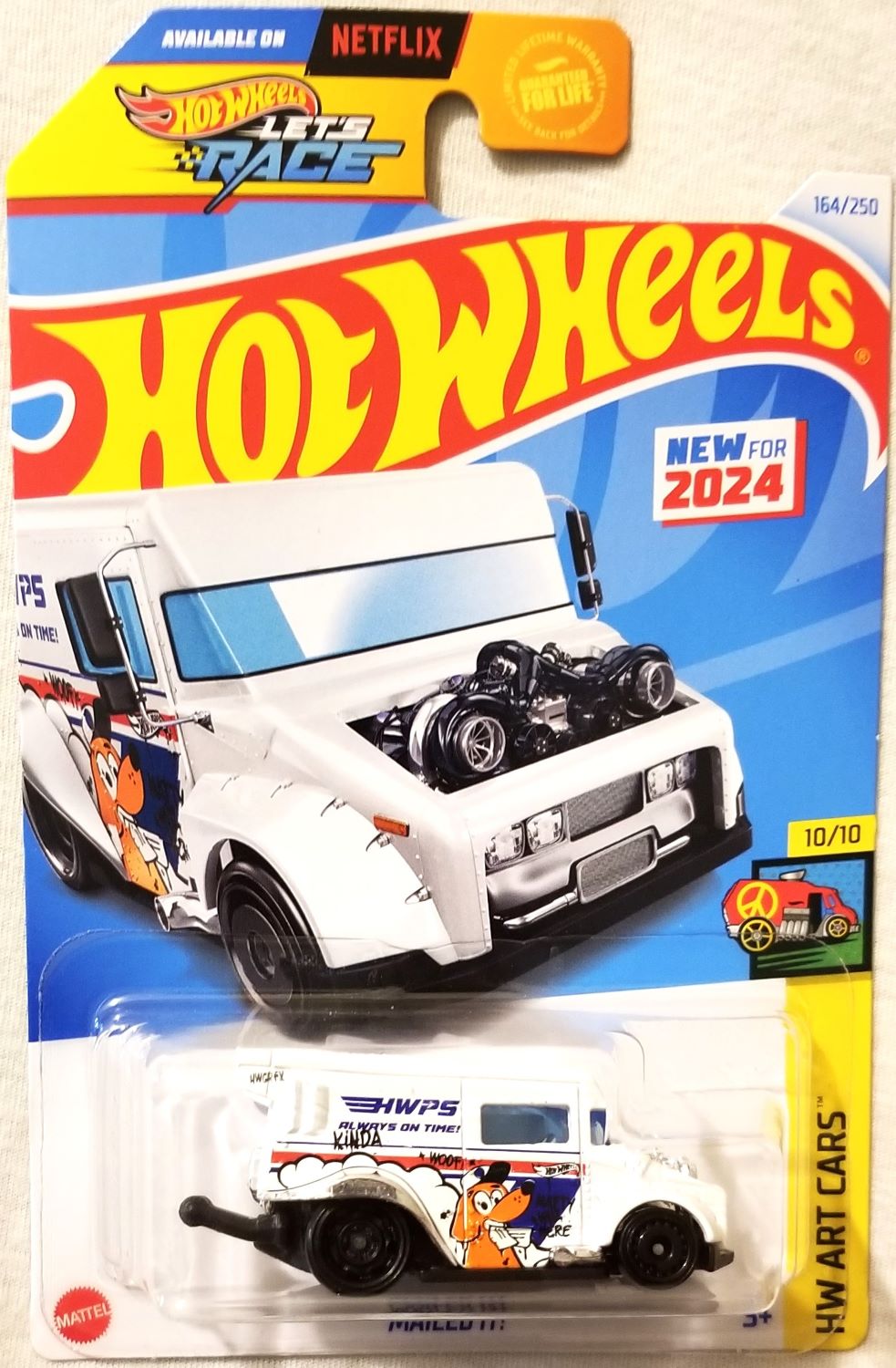 Hot Wheels - 2024 HW Art Cars 10/10 Mailed It! 164/250 (BBHTD91