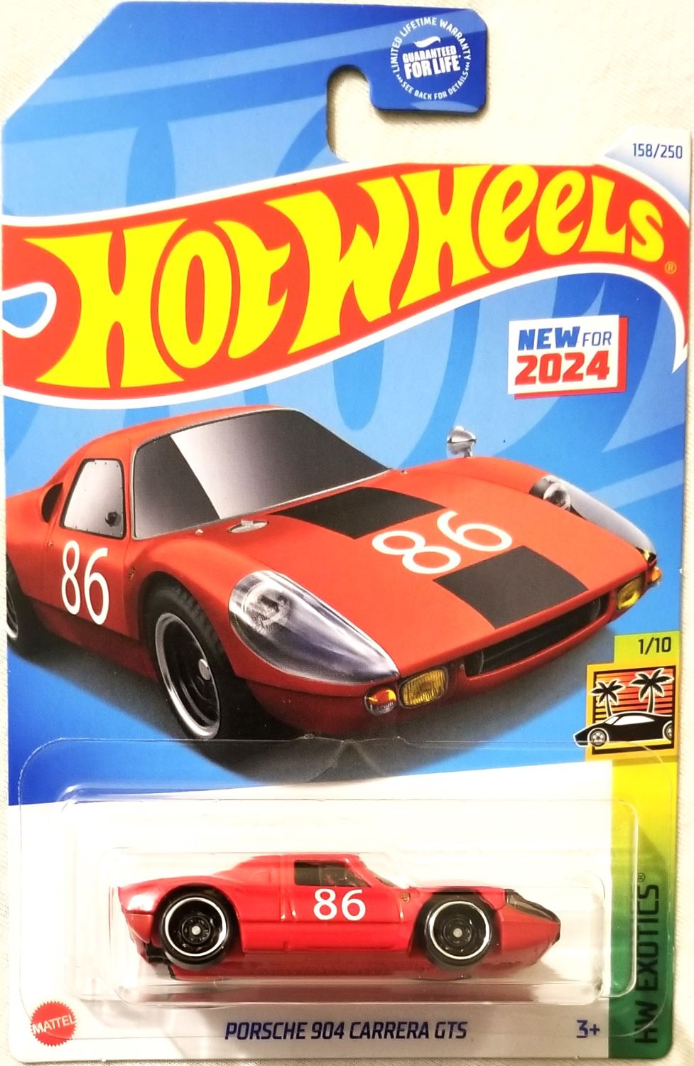 Hot Wheels - 2024 HW Exotics 1/10 Porsche 904 Carrera GTS 158/250