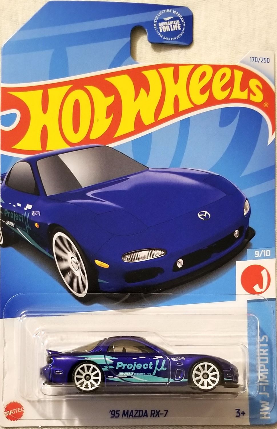 加*美様 Hot Wheels BDW51-987B Hot Wheels - 2024 HW J-Imports 9/10 '95 Mazda RX-7 170/250