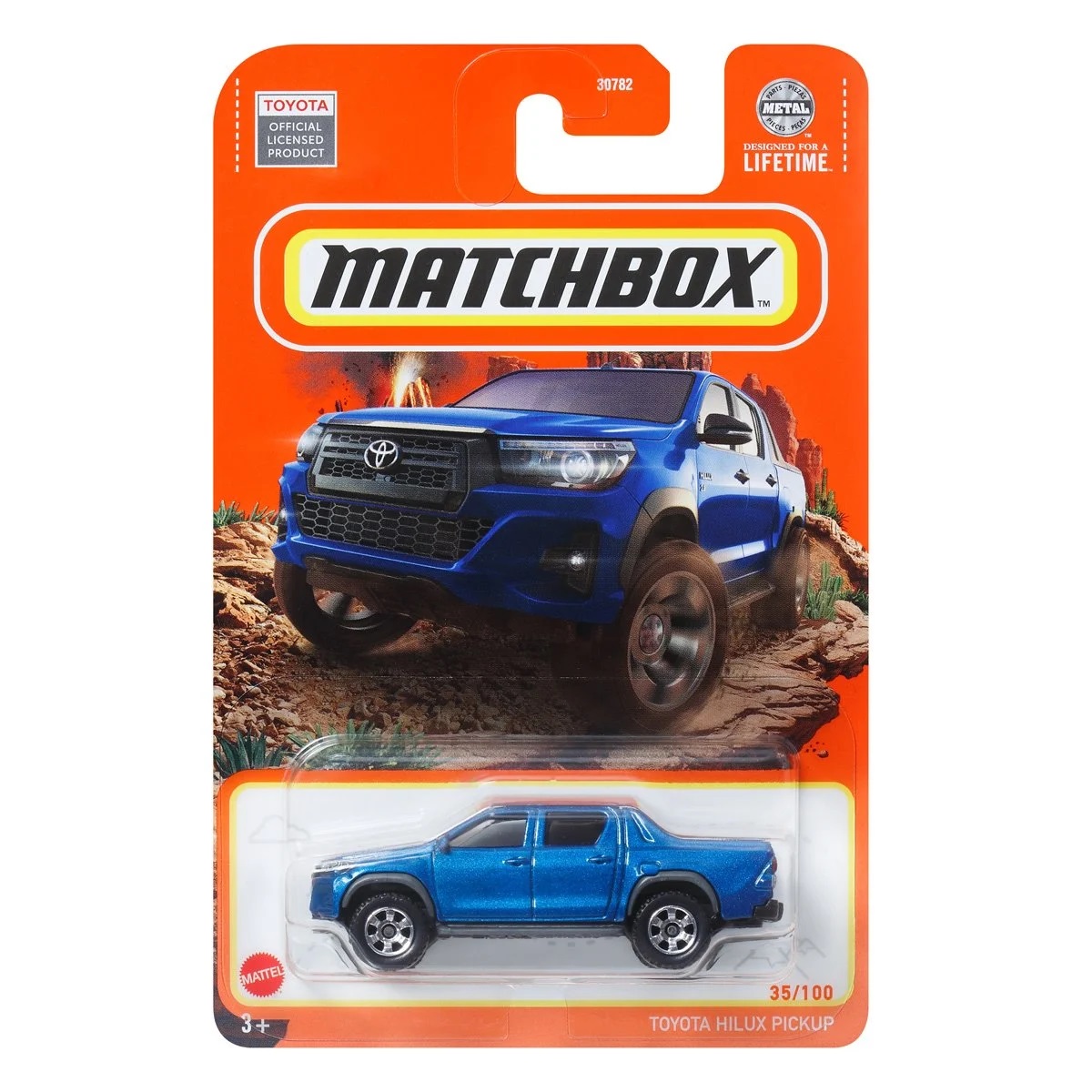 Matchbox - 2024 Mainline 35/100 Toyota Hilux Pickup (BBHVL85