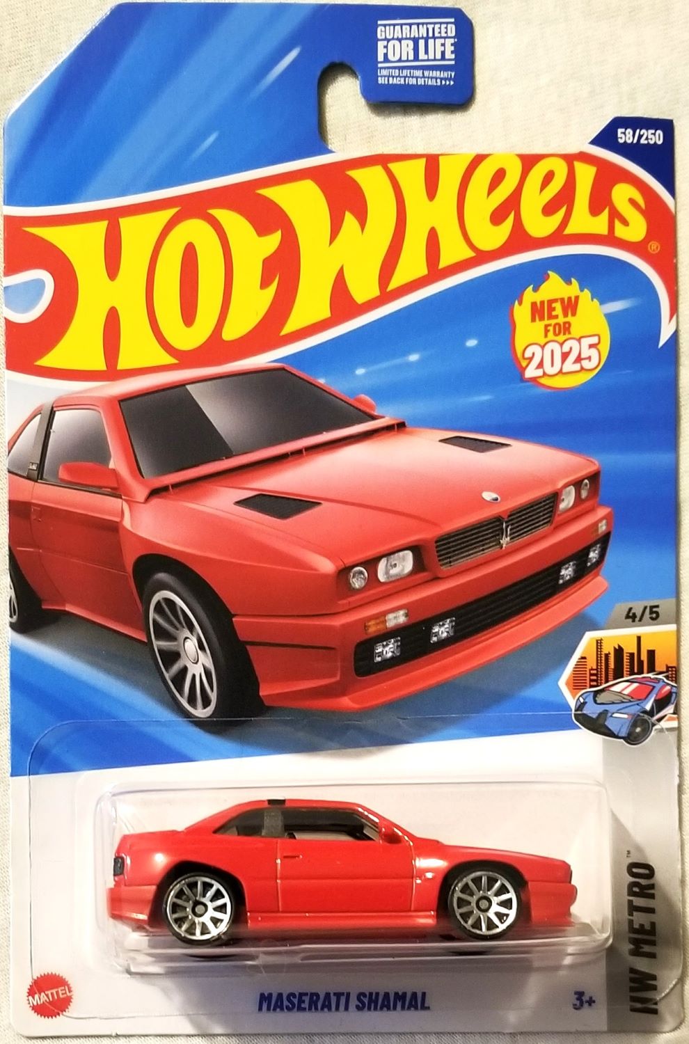 Hot Wheels - 2025 HW Metro 4/5 Maserati Shamal 58/250 (BBHYW21) | eBay