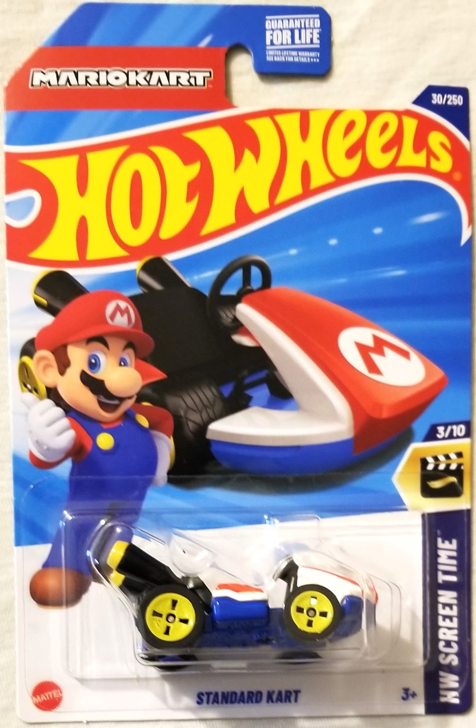 Hot Wheels マリオ HW SCREEN TIME Hot Wheels - 2025 HW Screen Time 3/10 Standard Kart 30/250
