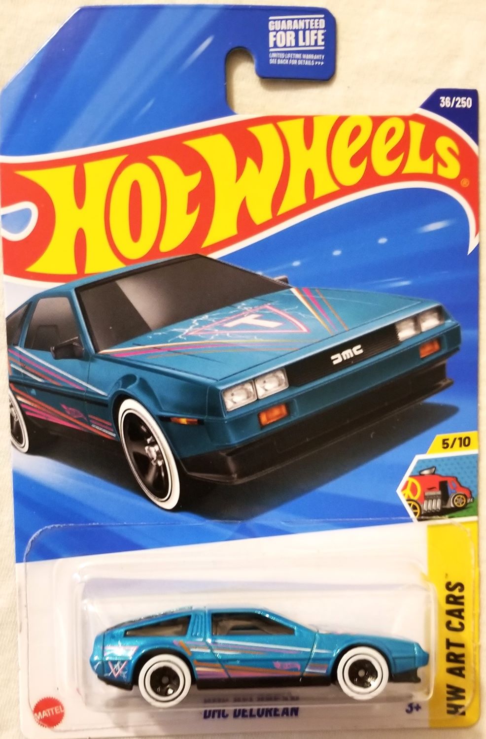 Hot Wheels - 2025 HW Art Cars 5/10 DMC DeLorean 36/250 (BBHYX59