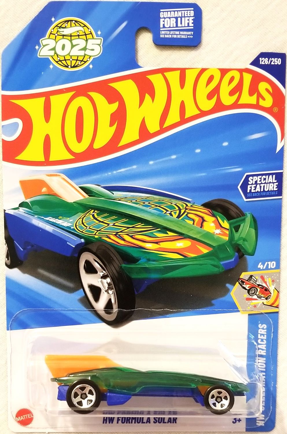 Hot Wheels - 2025 HW Celebration Racers 4/10 HW Formula Solar 126
