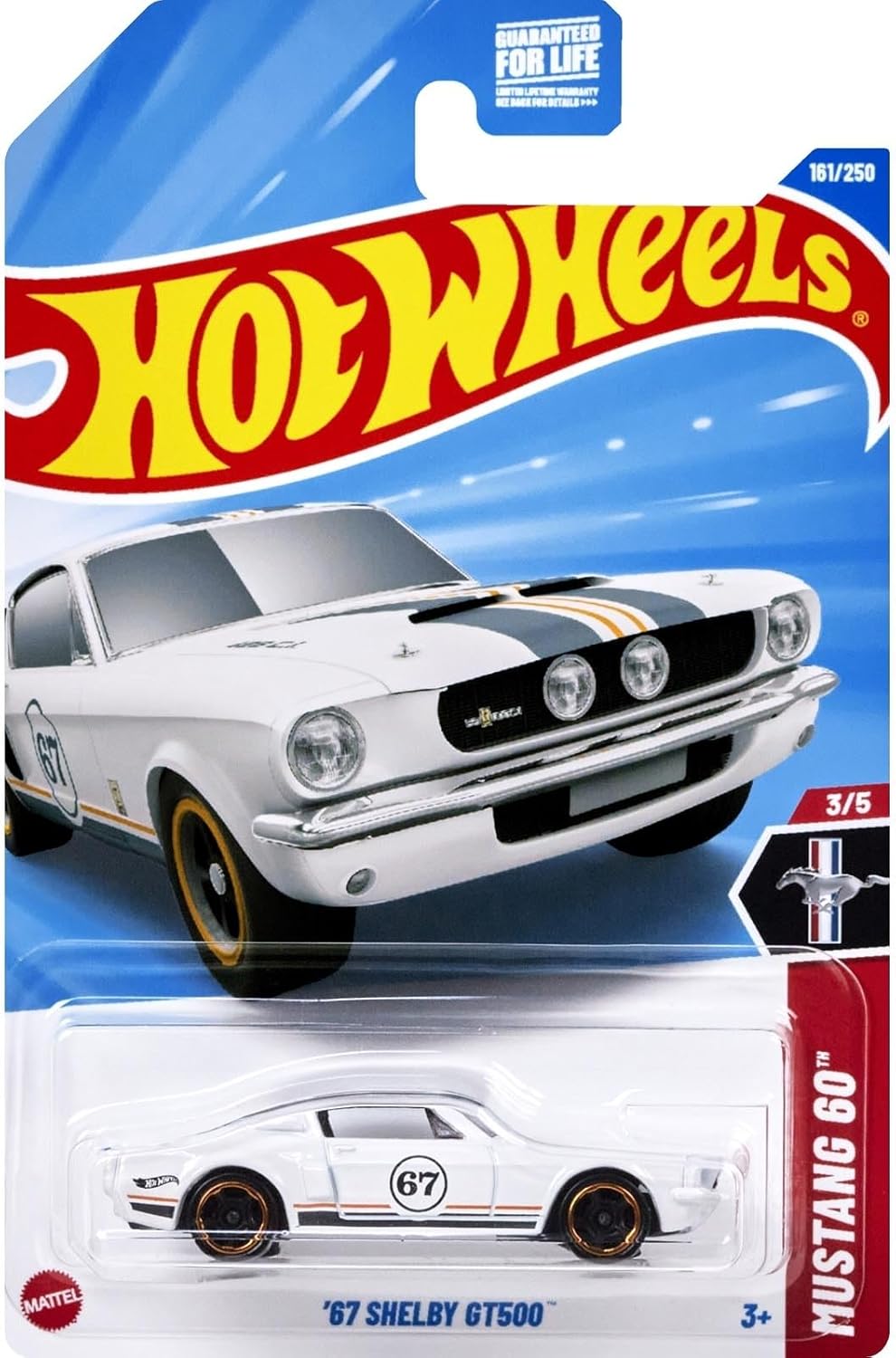 Hot Wheels - 2025 Mustang 60 3/5 '67 Shelby GT500 161/250 (BBHYY93