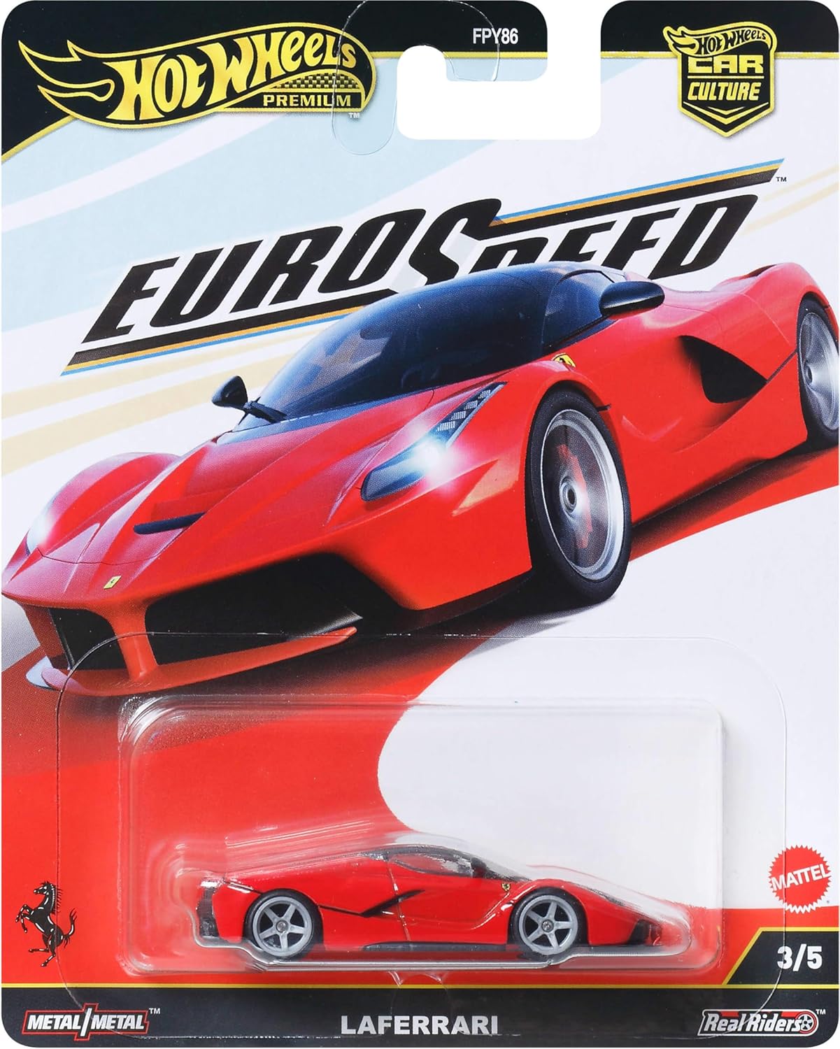 新品 Hot Wheels ユーロスピード ラフェラーリ レッド JBK55 Amazon | ホットウィール(Hot Wheels) カーカルチャー ユーロスピード