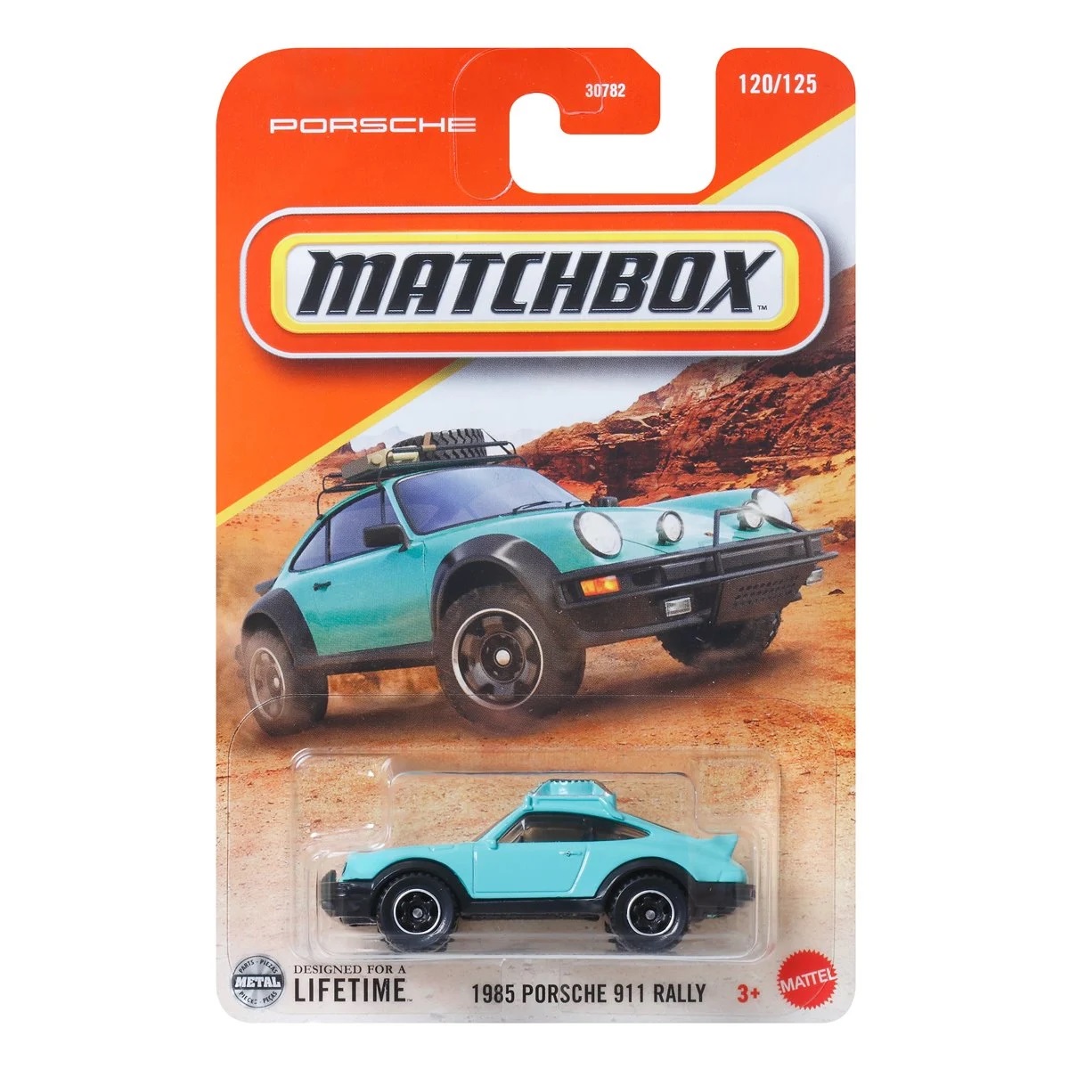 Matchbox - 2025 Mainline 120/125 1985 Porsche 911 Rally (BBJBP43