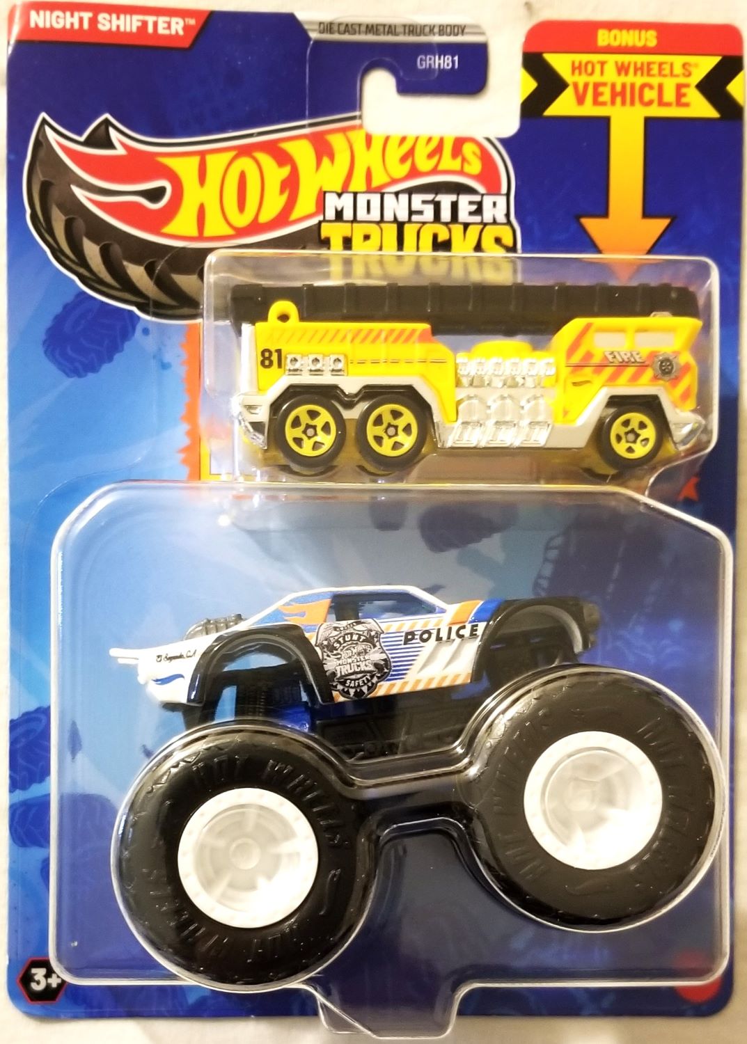 Hot Wheels - Monster Trucks Night Shifter And 5 Alarm (BBJCG38) | eBay
