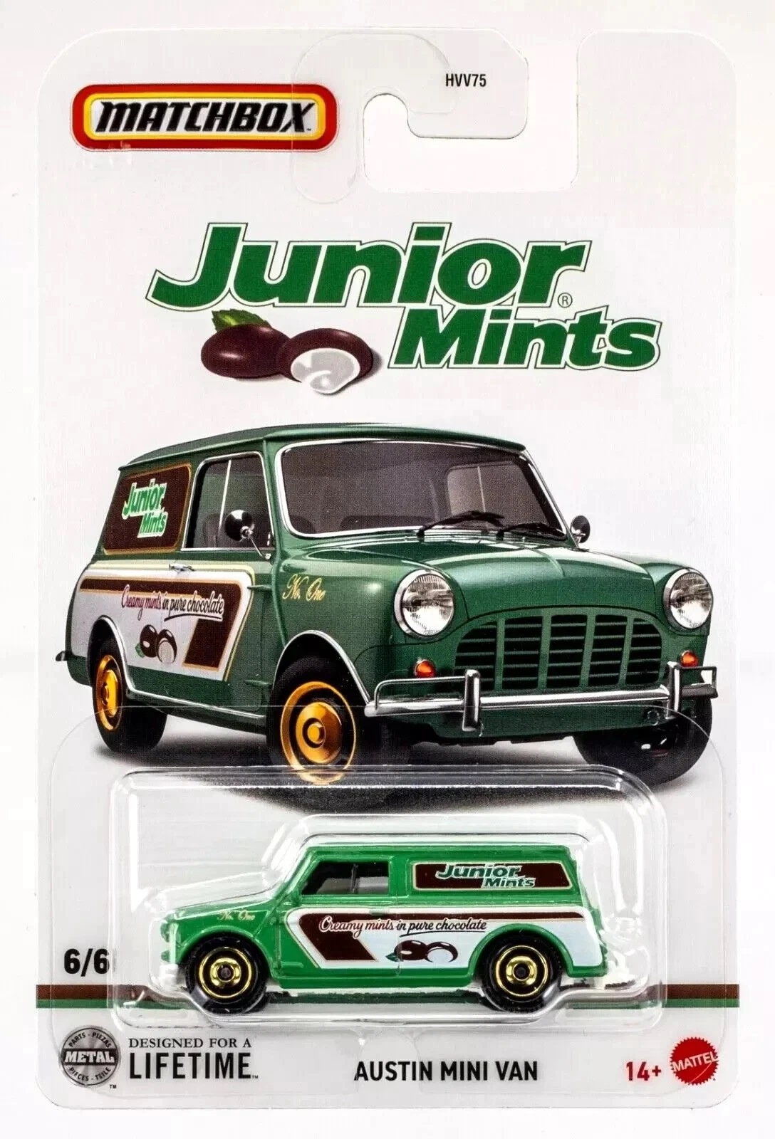 Matchbox - 2025 Candy Series Mix 1 6/6 Junior Mints Austin Mini