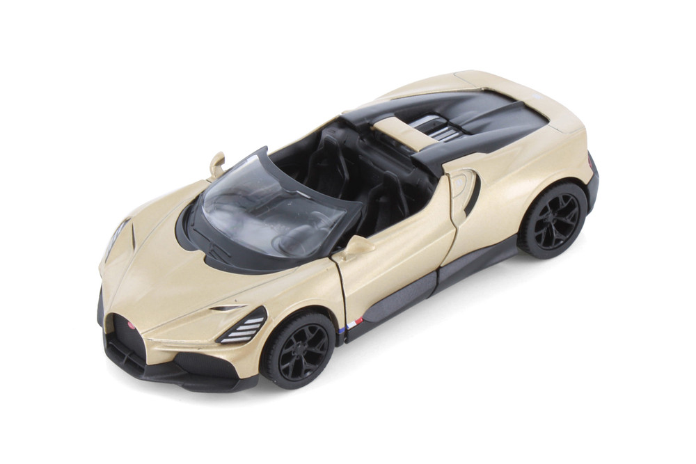 Kinsmart - 1:36 Scale Model Bugatti Mistral Gold (BBKT5460DG) | eBay