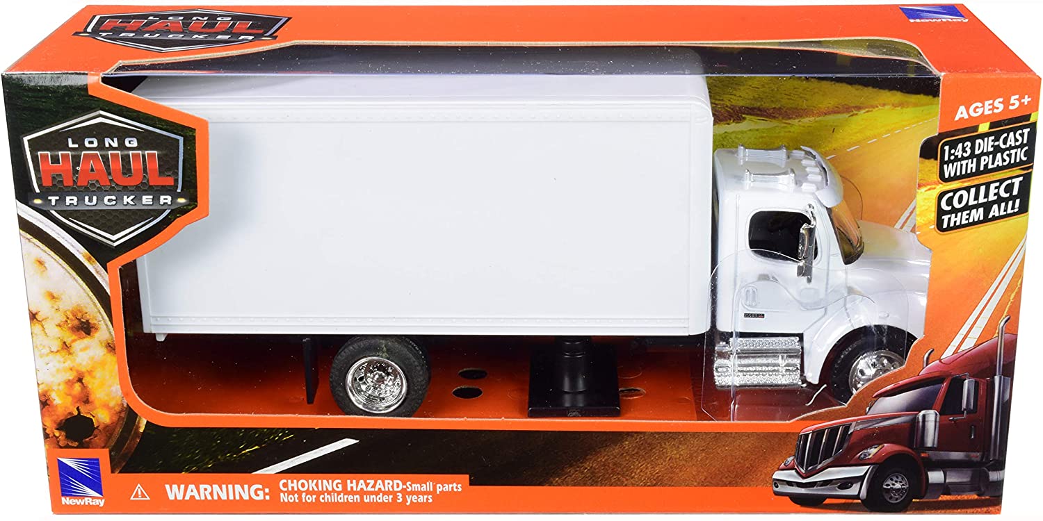 white box truck toy