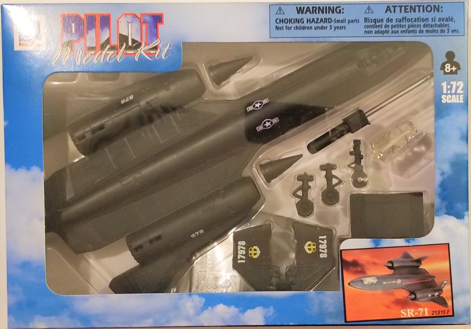New Ray 1:72 Scale Pilot Model Kit F-15 Eagle BBNR21377F15