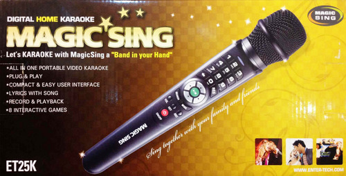 MAGIC SING Karaoke Mic ET-25K 2,300 Tagalog English Songs ...