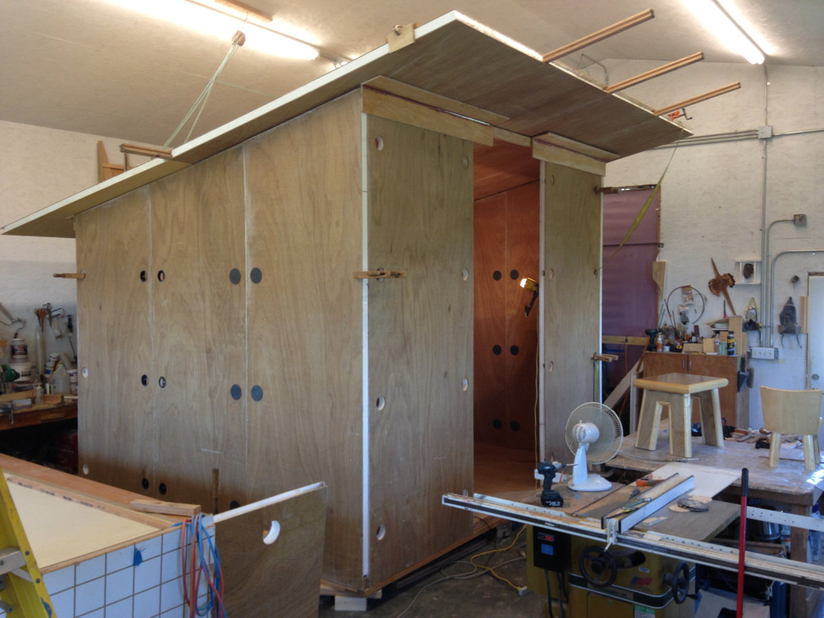 Knock Down Shelter by Stan Lefton